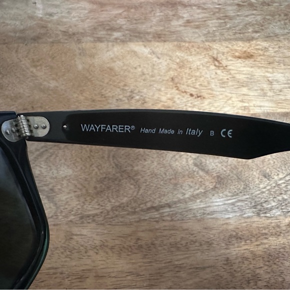 Vintage Ray Ban Wayfarers in Solid Red - Picture 6 of 6